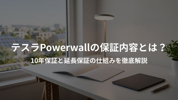 テスラPowerwall（パワーウォール）の保証内容とは？10年保証と延長保証の仕組みを徹底解説