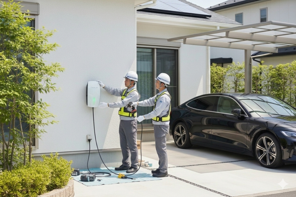 テスラウォールコネクター｜テスラ推奨電気工事業者｜ECOライフホーム