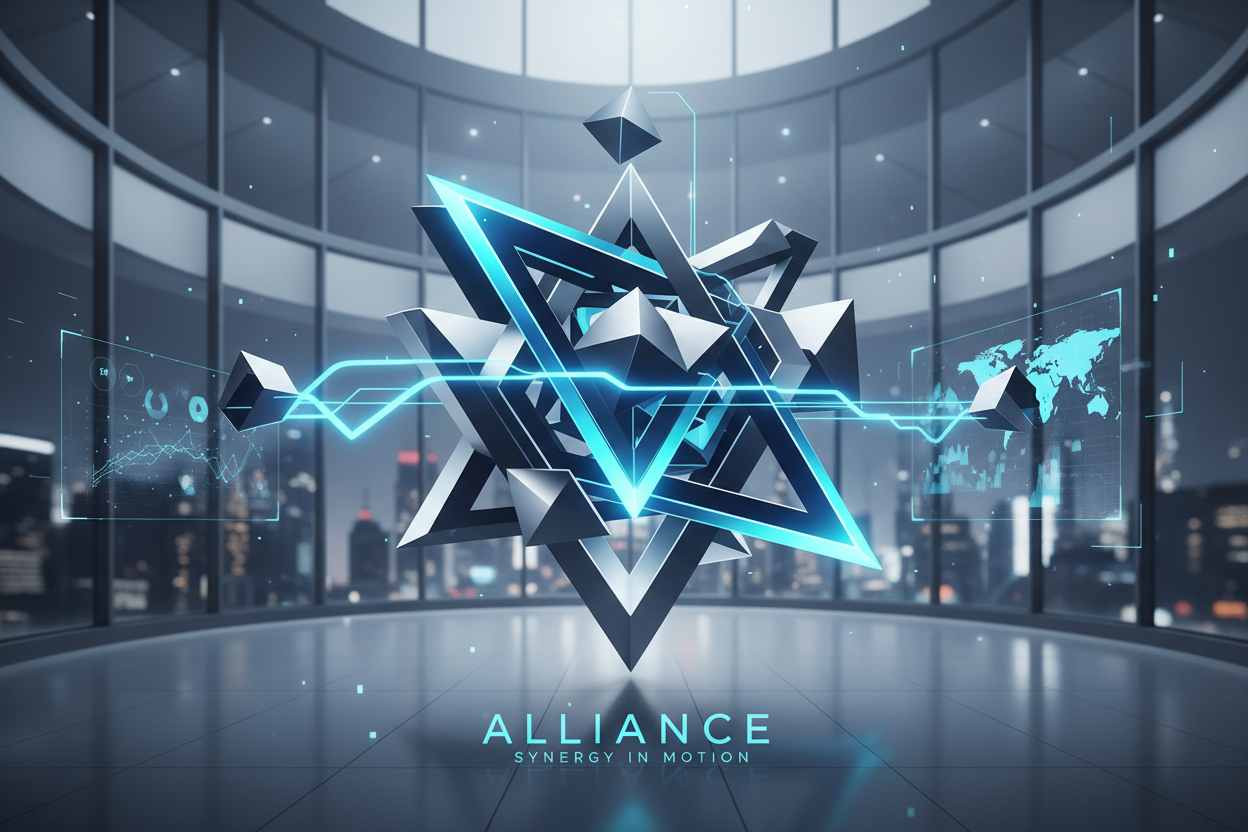 アライアンス事業をスタイリッシュに画像にして